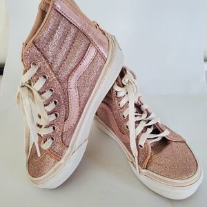 Vans Sk8er Girl Pink Glitter Sneakers